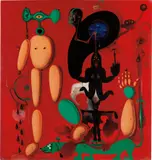 Segundo Planes, Changó llen con el cielo en la mano, 1994, acrylic on canvas