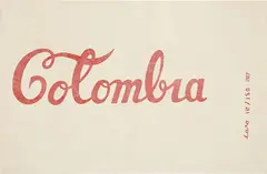 Antonio Caro, Colombia, 1977, screenprint inks on cotton canvas