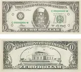 Cildo Meireles, Two works: Zero Dollar