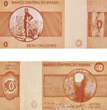 Cildo Meireles, Two works: Zero Cruzeiro, 1978, offset print on paper