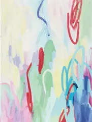 Michael Manning, Al Pastor Pakoras, 2014, acrylic, digital print on canvas