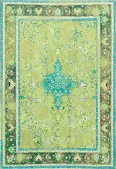 Kour Pour, Untitled, 2012-13, acrylic on canvas, mounted on panel
