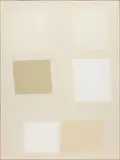 Ethan Cook, Untitled, 2013, canvas, handwoven cotton canvas, in artist's frame