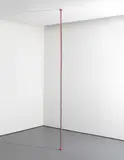 Chadwick Rantanen, Telescopic Pole [CK/Pink Tiger], 2012, anodized sandblasted aluminum, walkerballs