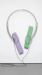 Private Dancer by Michael Craig-Martin, 1984, steel rod, oil paint on aluminum, offered Sep 2014