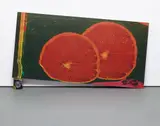 GuytonWalker, Untitled, 2009, offset on drywall, paint can