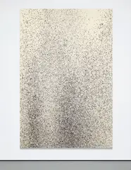 Lucien Smith, Blazing Saddles, 2012, acrylic on unprimed canvas