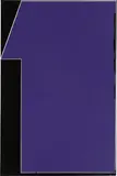 Davis Rhodes, Untitled (Purple One), 2007, latex on canvas