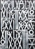 RETNA, Untitled, 2011, acrylic on canvas