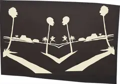 Untitled by Kara Walker, 2003, paper cut-out on paper, sold Sep 2014