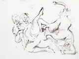 Cecily Brown, Untitled, 1999, ink on paper