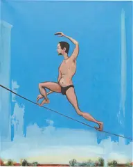 Verne Dawson, Tightrope Walker, 2001, oil on canvas