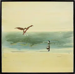 Marcel Dzama, Became an Airplane, 2003, oil on board