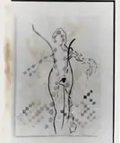Sigmar Polke, Untitled-Figure, 1988, black and white photograph