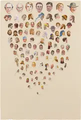 Casey Jex Smith, Jew, Gentile, Dwarf, 2009, collage, pencil on paper