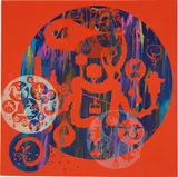 Ryan McGinness, The Greatest Good for the Greatest Number, 2006, acrylic on canvas