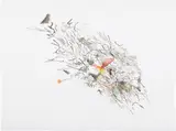 Untitled by Julie Mehretu, 2007, watercolor, gouache on paper, sold Sep 2014