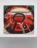 Trudy Benson, Red Giant, 2011, acrylic, flashe, enamel, spray paint, oil on canvas