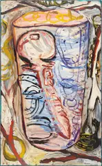 Key Chain by Roberto Juarez, 1981, acrylic on canvas, sold Sep 2014