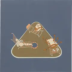 Sunbathers by Inka Essenhigh, 1998, oil enamel on canvas, offered Sep 2014