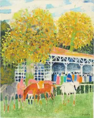 Claude Grosperrin, Untitled, n.d., oil on canvas