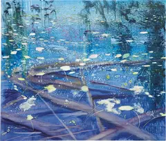 Matthias Meyer, Seerosen 5, 2006, oil on linen