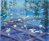 Matthias Meyer, Seerosen 5, 2006, oil on linen