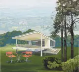 Natasha Kissell, Farnsworth House, 2006, oil on canvas