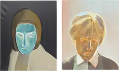 Neal Tait, Two works: (i) Untitled (Hood), 1999; (ii) Sunlight, 2000, oil on canvas