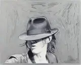 Slater Bradley, Untitled, 2004, ink drawing on photograph