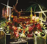 Rosson Crow, Chardin's GTO, 2006, diptych, oil, acrylic on linen