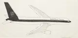 Aleksandra Mir, Airplanes #20 (UPS), 2005, fiber tipped pen on paper