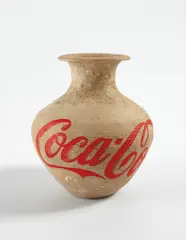 Ai Weiwei, Coca Cola Vase, 2011, Neolithic vase, paint
