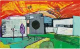 Martin Kippenberger, Untitled, 1984, oil, silicone on canvas