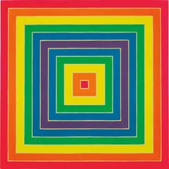 Frank Stella, Concentric Square, 1966, acrylic on canvas