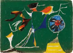 Arshile Gorky, Study for Sochi, 1941, oil on board