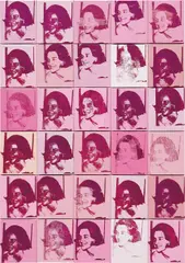 Happy Rockefeller by Andy Warhol, 1968, synthetic polymer paint, silkscreen ink on linen, in 30 parts, offered Nov 2014