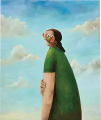 Interspersion by George Condo, 2002, oil on canvas, sold Nov 2014