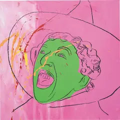 The Witch (from Myths) by Andy Warhol, 1981, acrylic, silkscreen ink on canvas, sold Nov 2014
