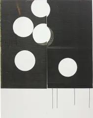 Untitled by Wade Guyton, 2006, Epson Ultrachrome inkjet on linen, offered Nov 2014