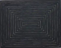 Elaine Sturtevant, Stella Tomlinson Court Park (First Version) (Study), 1990, enamel on canvas