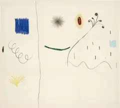 Untitled by Christian Rosa, 2013, oil stick, oil paint, pencil, charcoal on canvas, sold Nov 2014