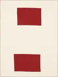 Ethan Cook, Untitled, 2014, canvas, handwoven cotton canvas, in artist's frame