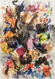 Leo Gabin, Throw Back, 2011, acrylic, lacquer, spray paint, silkscreen on canvas