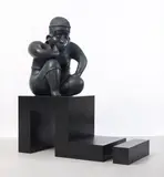 Nathan Mabry, A Very Touching Moment (?), 2006, cast bronze, welded sheet bronze