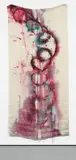 Sam Falls, Untitled (Hose Dye, 30), 2012, dye on jute
