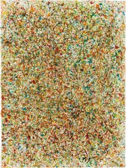 Untitled by Dan Colen, 2012, M&Ms on paper, sold Nov 2014