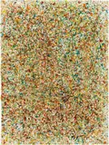 Dan Colen, Untitled, 2012, M&Ms on paper