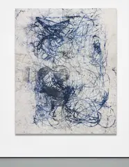 Oscar Murillo, Untitled, 2011, oil, oil stick, graphite, dirt on canvas