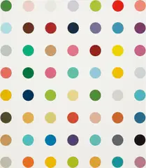 Asp-val by Damien Hirst, 2005, household gloss on canvas, offered Nov 2014
